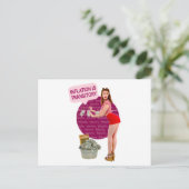 Inflation ist vorübergehend postkarte (Stehend Vorderseite)