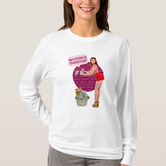 Inflation ist vorübergehend T-Shirt (Vorderseite)