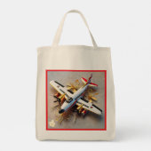 "Inflight Opulence" Tragetasche (Rückseite)