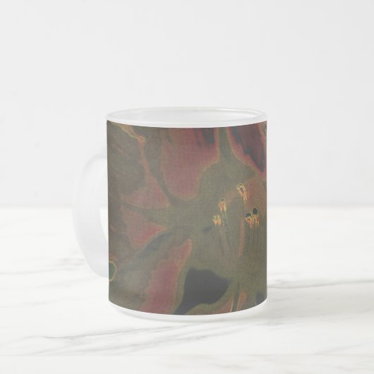 Infloreszenz von Allium aflatunense Mattglastasse (Vorderseite Links)