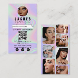 Influencer Beauty Makeup Artist Hair Lashes Fotos Visitenkarte
