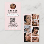 Influencer Beauty Makeup Artist Hair Lashes Fotos Visitenkarte (Vorne/Hinten)