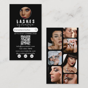 Influencer Beauty Makeup Artist Hair Lashes Fotos Visitenkarte