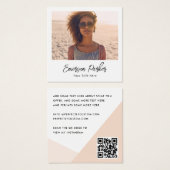 Influencer Blogger benutzerdefinierte Foto-Visiten (Vorne & Hinten)