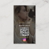 Influencer Foto Fütterte Grid Social Media Luxury Visitenkarte (Vorderseite)