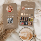 Influencer Füttre Grid Social Media QR Code Busine Visitenkarte