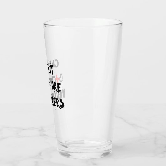 Influencer Gift Vintag Funny Trendsetter Glas (Links)