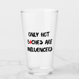 Influencer Gift Vintag Funny Trendsetter Glas