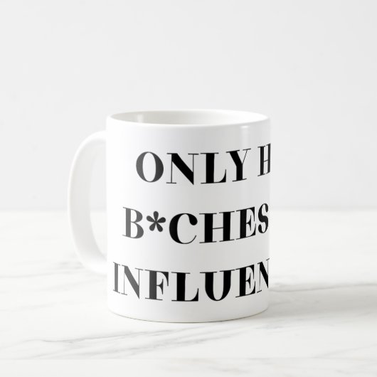 Influencer Gift Vintag Funny Trendsetter Kaffeetasse (Vorderseite Links)