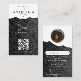Influencer Hair Stylist Wig & Braid Stylists Visitenkarte