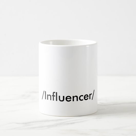 'INFLUENCER " KAFFEETASSE (Mittel)
