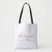Influencer Script, Fun Birthday Gift for Her  Tasche (Vorderseite)