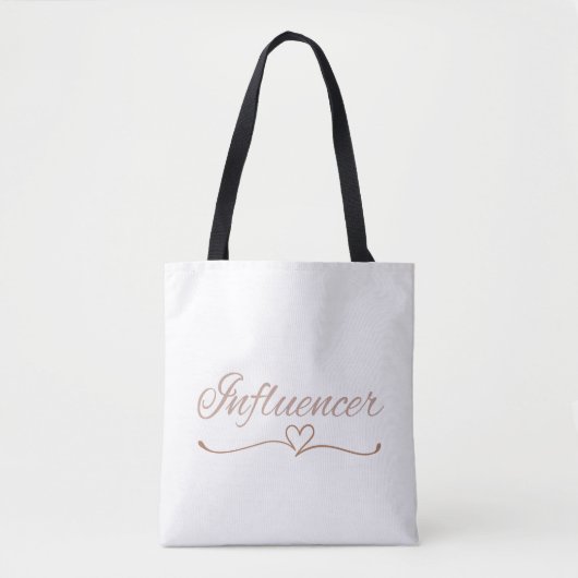 Influencer Script, Fun Birthday Gift for Her Tasche (Vorderseite)