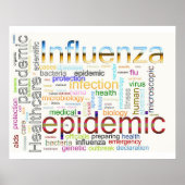 Influenza-Grippe Poster (Vorne)