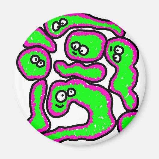 Influenza-Virus Magnet (Vorne)