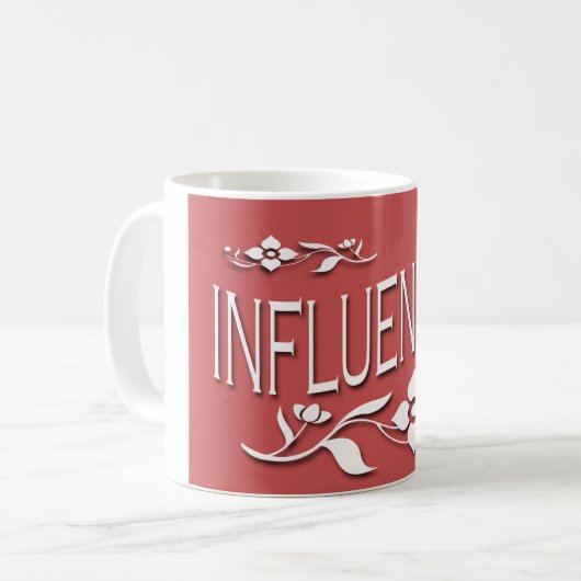 Influenzagebärde Kaffeetasse (Vorderseite Links)