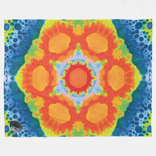 Influx Kaleidoskop Fleece Blanket (Vorderseite (Horizontal))