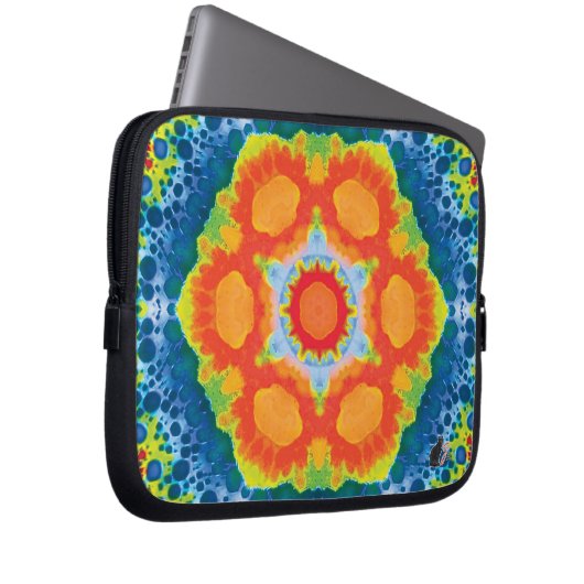Influx Kaleidoskop Laptopschutzhülle (Vorne Rechts)