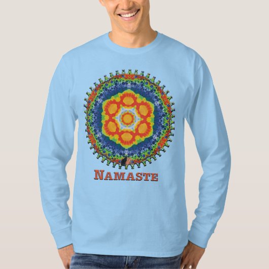 Influx Namaste Kaleidoskop-T - Shirt (Vorderseite)