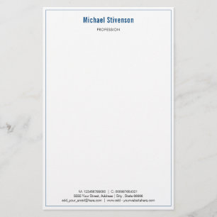 Info-Adresse für benutzerdefinierte FirmennamenSta Briefpapier