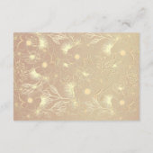 Info Card des Burgundy Floral Wedding Hotels Begleitkarte (Rückseite)