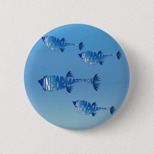 Info-Fisch-Familie Button (Vorderseite)