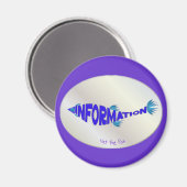 Info Fish Magnet (Vorderseite/Rückseite)