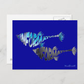 Info Fish Postkarte (Vorne/Hinten)