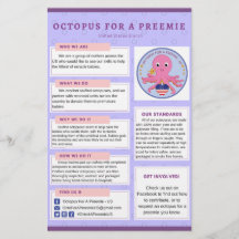 Info-Flyer-Oktopus für eine Prämie in den USA