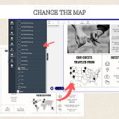 Info-Fotos zum klassischen Newspaper Wedding Progr Karte