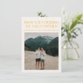 Info-Karte für das Foto der Farbpalette Einladung (Stehend Vorderseite)