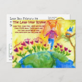 Info-Karte zum Lead Day Postkarte (Vorne/Hinten)