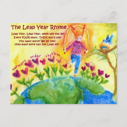 Info-Karte zum Lead Day Postkarte (Vorderseite)