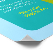 Info-Poster für die Figursprache Poster (Ecke)