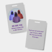 Info Security - Colored Hoodie Ethical Hackers Ausweis (Vorder- & Rückseite)