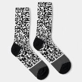 Info Socks für QR-Code-Prüfungen - Farben auswähle Socken (Rechts)