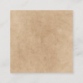 Info zur Hochzeit im Herbst Herbst Florals & Unter Begleitkarte (Rückseite)