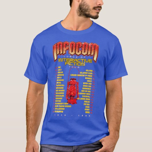 Infocom Herren der interaktiven Fiktion T-Shirt (Vorderseite)