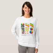 Infografik-Elemente und Datenvisualisierung T-Shirt (Vorne ganz)
