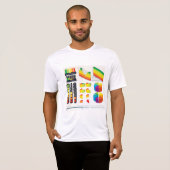 Infografik-Elemente und Datenvisualisierung T-Shirt (Vorne ganz)