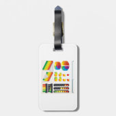 Infographic Elements and Data Visualization Gepäckanhänger (Rückseite vertikal)