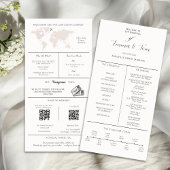 Infographic Wedding Program Time Line Modern