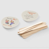 Informal Funny sagte sie ja Verlobung Fächer (Non-assembled)