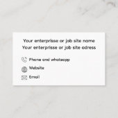 Informatic Visitenkarte (Rückseite)