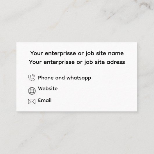 Informatic Visitenkarte (Rückseite)