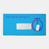 Informatik-Design Schreibtischunterlage (Tastatur & Maus)