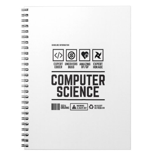 Informatik Notizblock (Vorderseite)