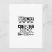 Informatik Postkarte (Vorderseite)