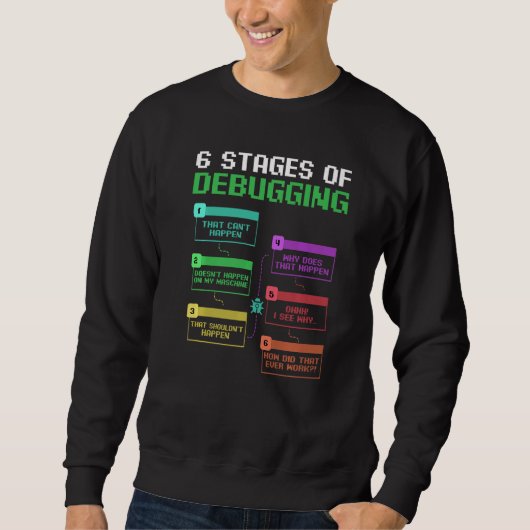 Informatik Programmierer Hacker IT Geek Softwar Sweatshirt (Vorderseite)