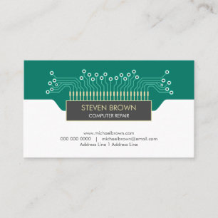 Informatik-Schaltplatine Geek Coding Technik Visitenkarte